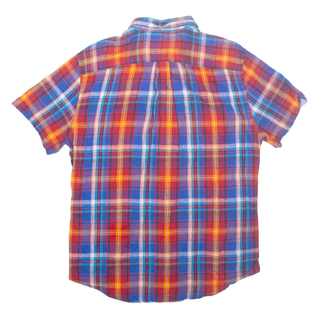 TOMMY HILFIGER Mens Shirt Blue Check L
