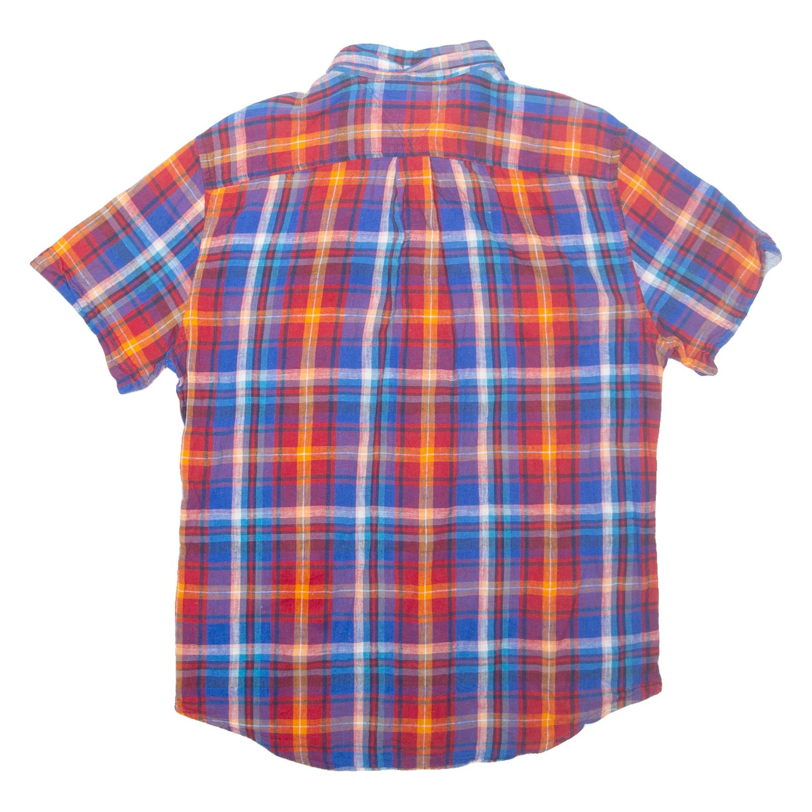 TOMMY HILFIGER Mens Shirt Blue Check L