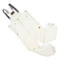 DESCENTE Womens White Dungarees Regular Fit Polyester Blend Size L W40 L32