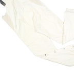 DESCENTE Womens White Dungarees Regular Fit Polyester Blend Size L W40 L32