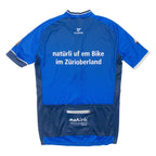 CUORE Full Zip Cycling Mens Jersey Blue L