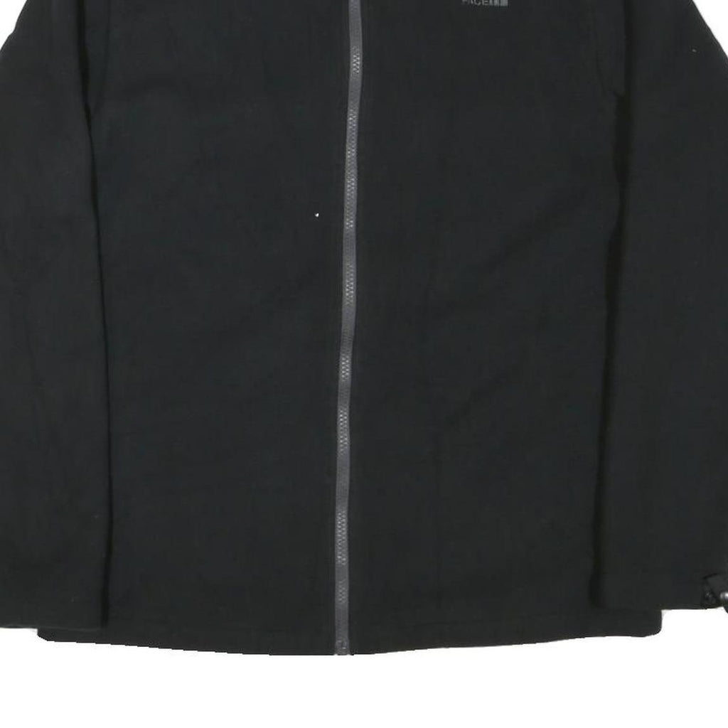 THE NORTH FACE Womens Black Polyester Blend Jacket XL Zip Plain Outdoor Casual