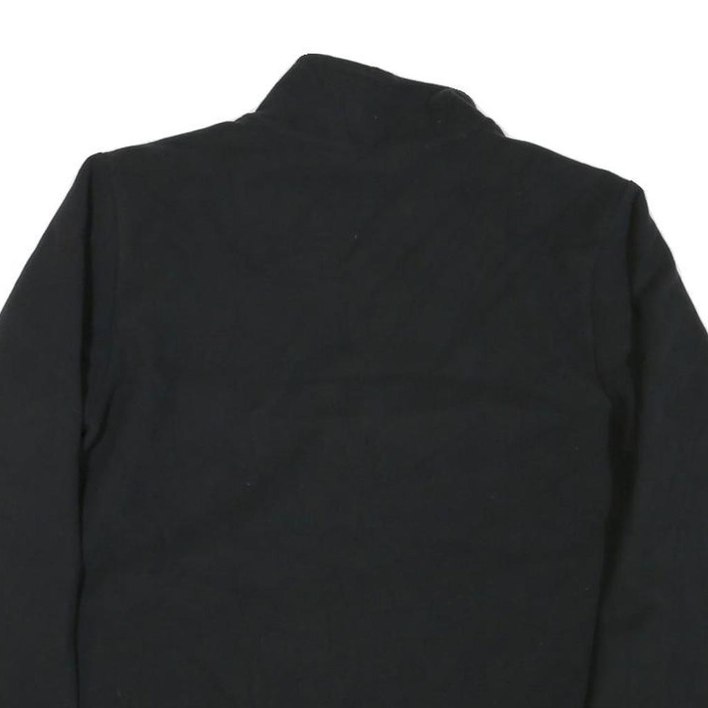 THE NORTH FACE Womens Black Polyester Blend Jacket XL Zip Plain Outdoor Casual