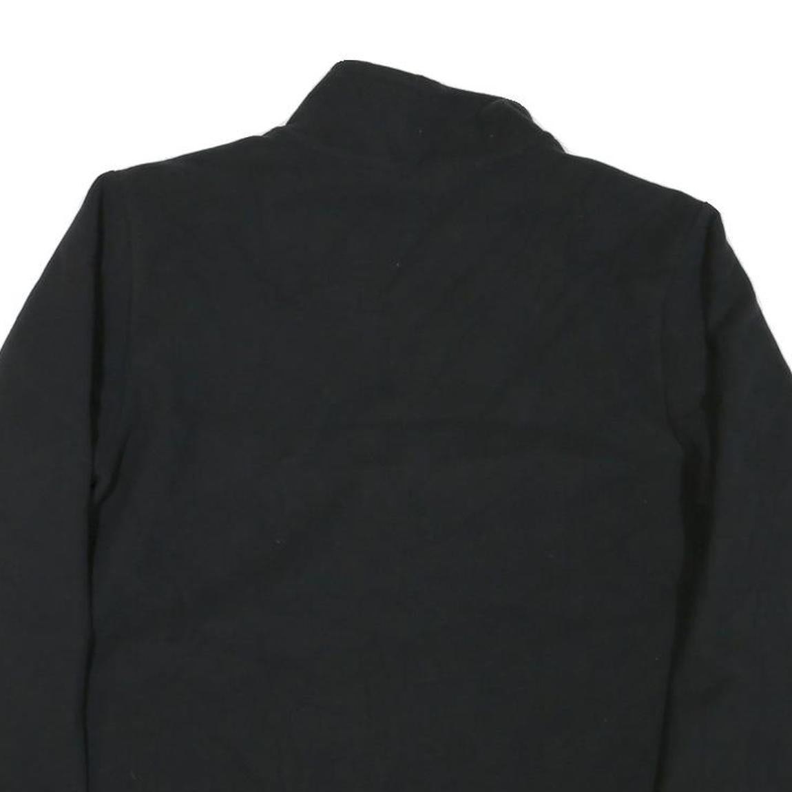 THE NORTH FACE Womens Black Polyester Blend Jacket XL Zip Plain Outdoor Casual