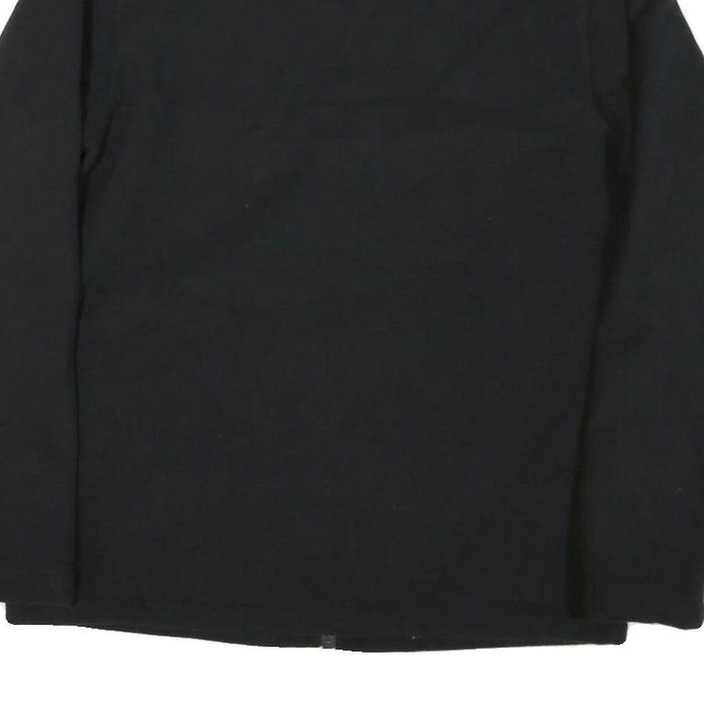 THE NORTH FACE Womens Black Polyester Blend Jacket XL Zip Plain Outdoor Casual