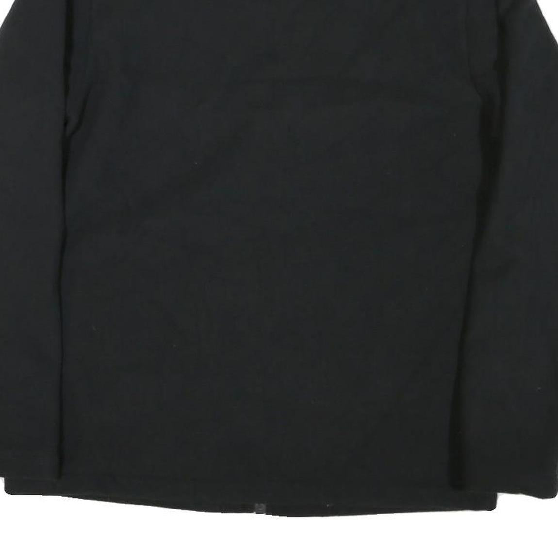 THE NORTH FACE Womens Black Polyester Blend Jacket XL Zip Plain Outdoor Casual