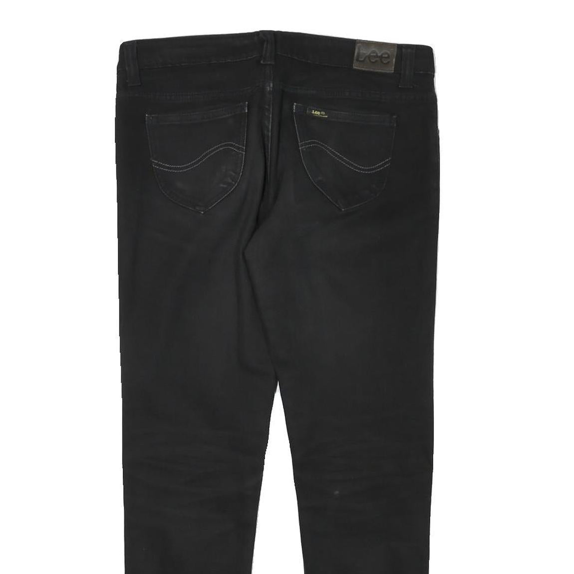 LEE Womens Black Slim Skinny Denim Medium W32 L27 Stretch Cotton Blend Jeans