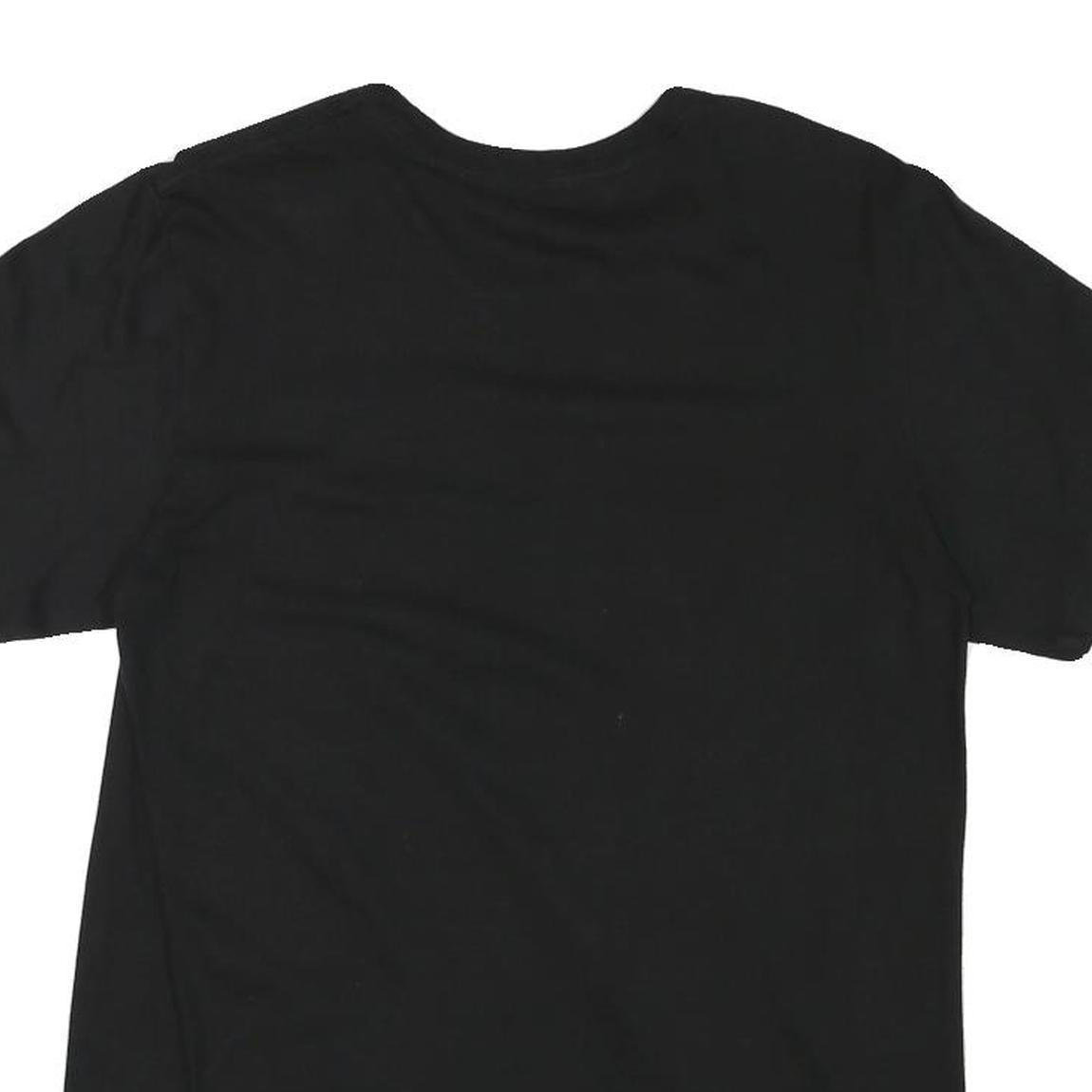 CALVIN KLEIN JEANS Mens Black Crew Neck T-Shirt M Cotton Blend Classic