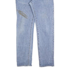 CARHARTT Mens Slim Blue Denim Jeans Button W33 L32 Classic Fit