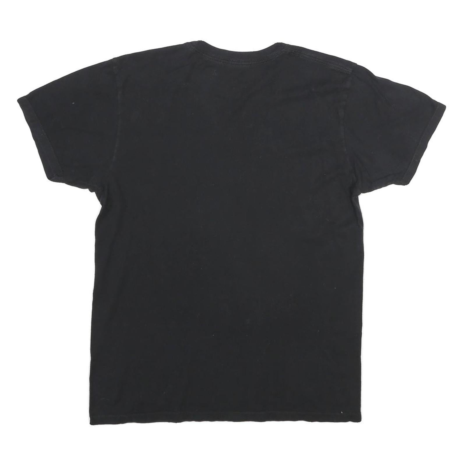 GAME OF THRONES Mens Black House Stark Winter Is Coming Graphic T-Shirt M Short