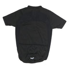 PUMA Mens Black & Dark Grey Graphic T-Shirt S Short Sleeve Crew Neck Sports