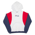 FILA Mens White Hoodie S