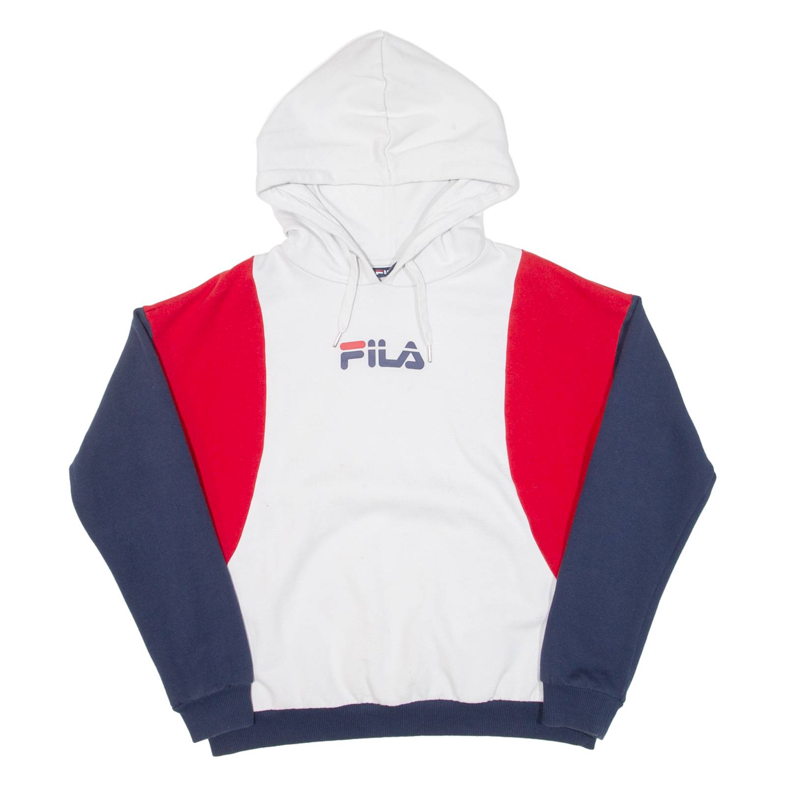 FILA Mens White Hoodie S
