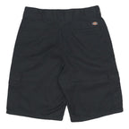 DICKIES Mens Black Cargo Shorts M W32 Workwear Durable Polyester Blend