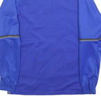 ADIDAS Mens Blue Soccer Club Jacket M Polyester Blend Plain Zip Sports Training