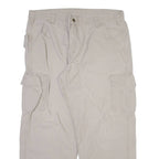 CARHARTT Carpenter Mens Trousers Grey Relaxed Straight W40 L30