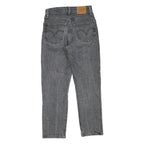LEVI'S 501 Womens Jeans Grey Regular Straight Denim Medium W25 L26 Classic