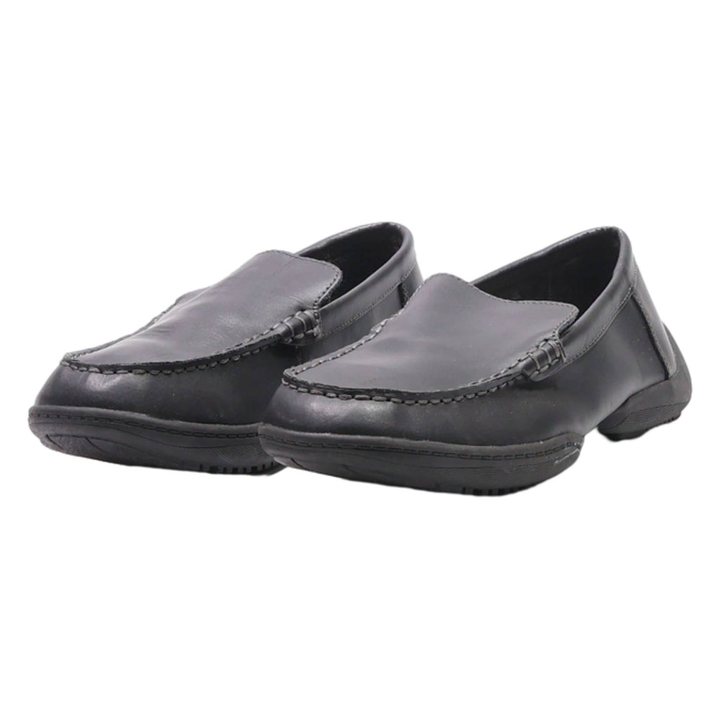 KENNETH COLE Loafer Shoes Black Leather Mens UK 6.5