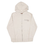 HARD ROCK CAFE Brussels Womens Beige Hoodie Full Zip S