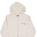 HARD ROCK CAFE Brussels Womens Beige Hoodie Full Zip S