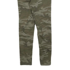 LEVI'S Womens Cotton Blend Green Camouflage Slim Skinny Trousers W26 L26