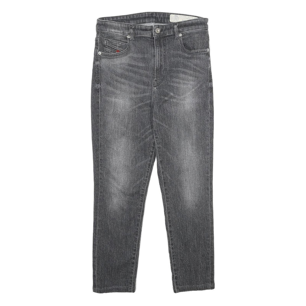 DIESEL Womens Slim Grey Denim Jeans Zip W27 L24 Classic Comfortable Stylish