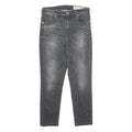 DIESEL Womens Slim Grey Denim Jeans Zip W27 L24 Classic Comfortable Stylish