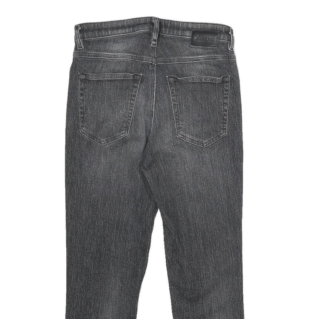 DIESEL Womens Slim Grey Denim Jeans Zip W27 L24 Classic Comfortable Stylish