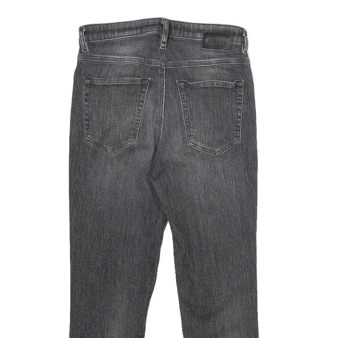 DIESEL Womens Slim Grey Denim Jeans Zip W27 L24 Classic Comfortable Stylish