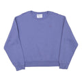 CHAMPION Mens Blue Crew Neck M Cotton Blend Pullover Sweatshirt Classic Logo