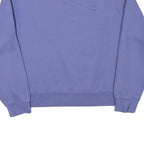 CHAMPION Mens Blue Crew Neck M Cotton Blend Pullover Sweatshirt Classic Logo