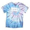LEVI'S Mens Blue & Purple Tie Dye Graphic T-Shirt M Short Sleeve Crew Neck