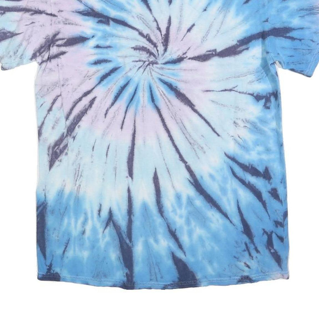 LEVI'S Mens Blue & Purple Tie Dye Graphic T-Shirt M Short Sleeve Crew Neck