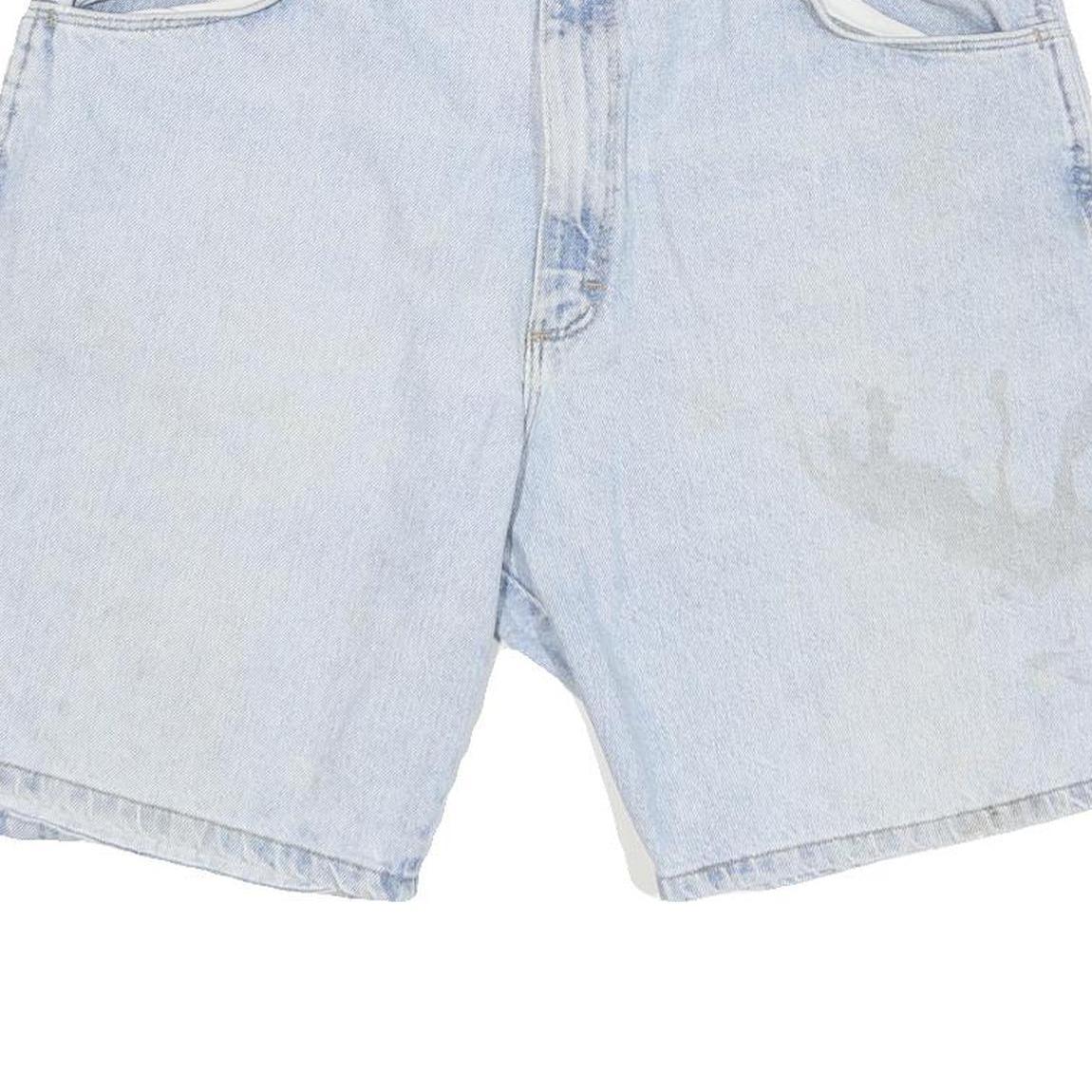 WRANGLER Mens Denim Blue Casual Shorts L W36 Cotton Blend Classic Fit