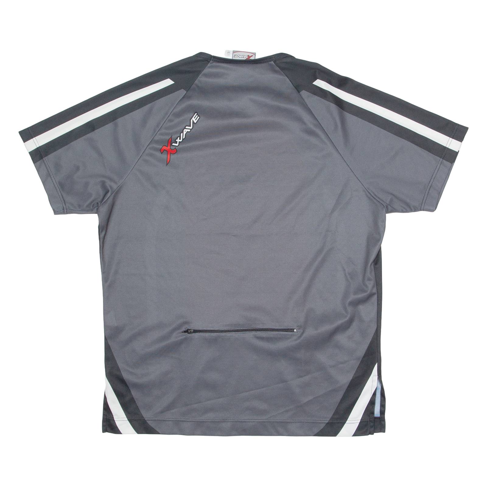 XWAVE Cycling Mens Jersey Red Crew Neck L