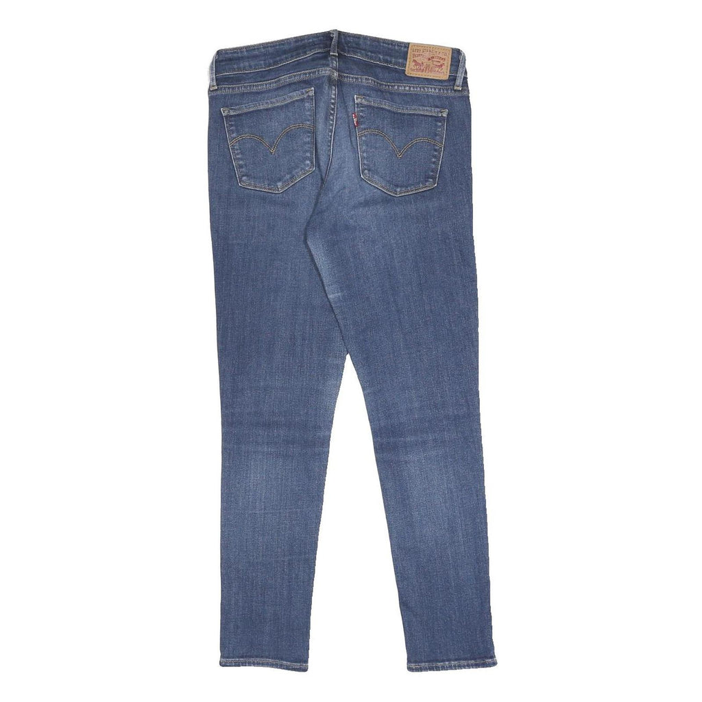 LEVI'S Womens Jeans Blue Slim Skinny Denim Medium W28 L26 Zip 711 Cotton Blend