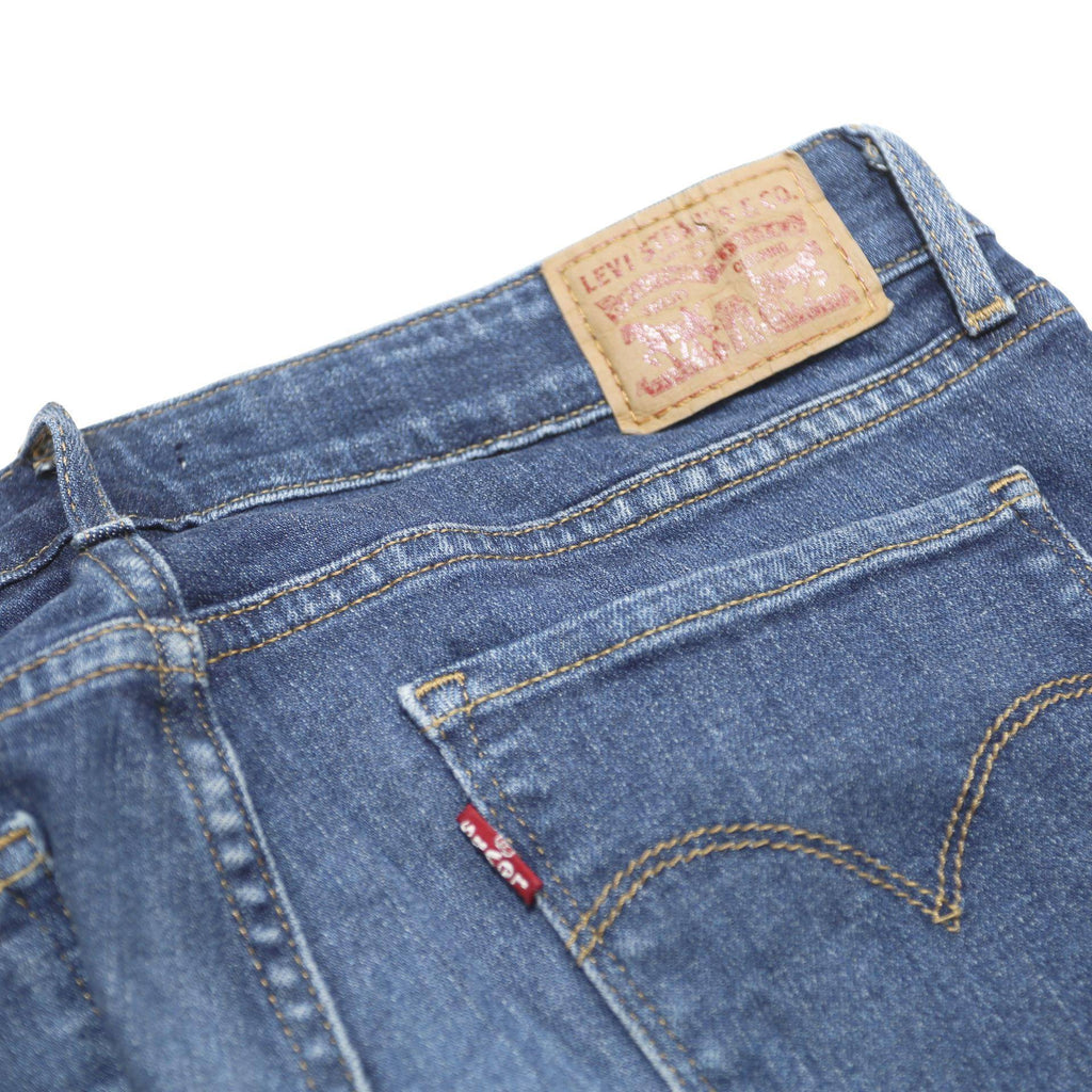 LEVI'S Womens Jeans Blue Slim Skinny Denim Medium W28 L26 Zip 711 Cotton Blend