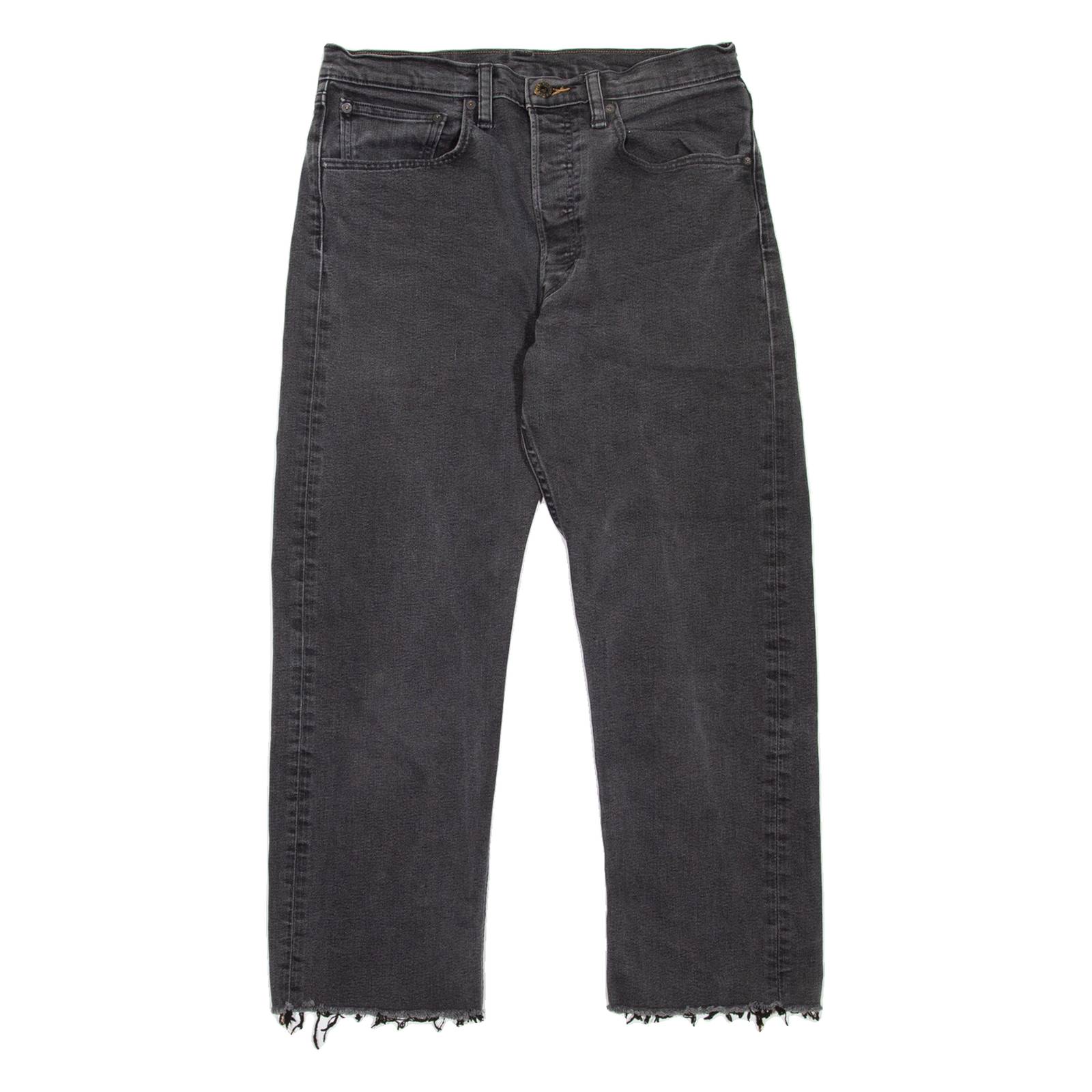 LEVI'S 501 Jeans Mens Grey Regular Straight W32 L24
