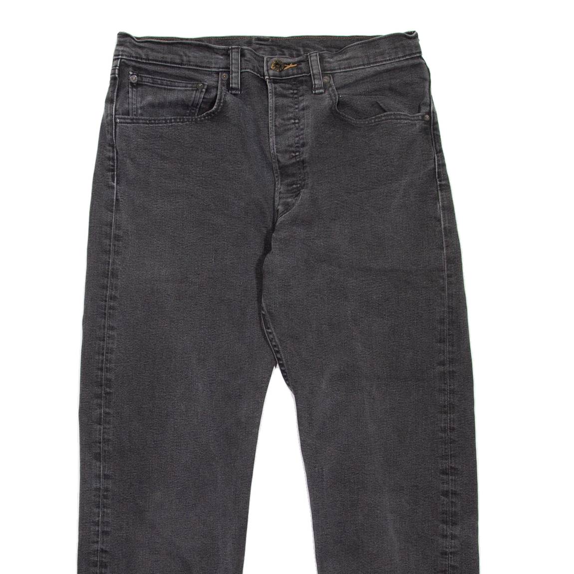 LEVI'S 501 Jeans Mens Grey Regular Straight W32 L24