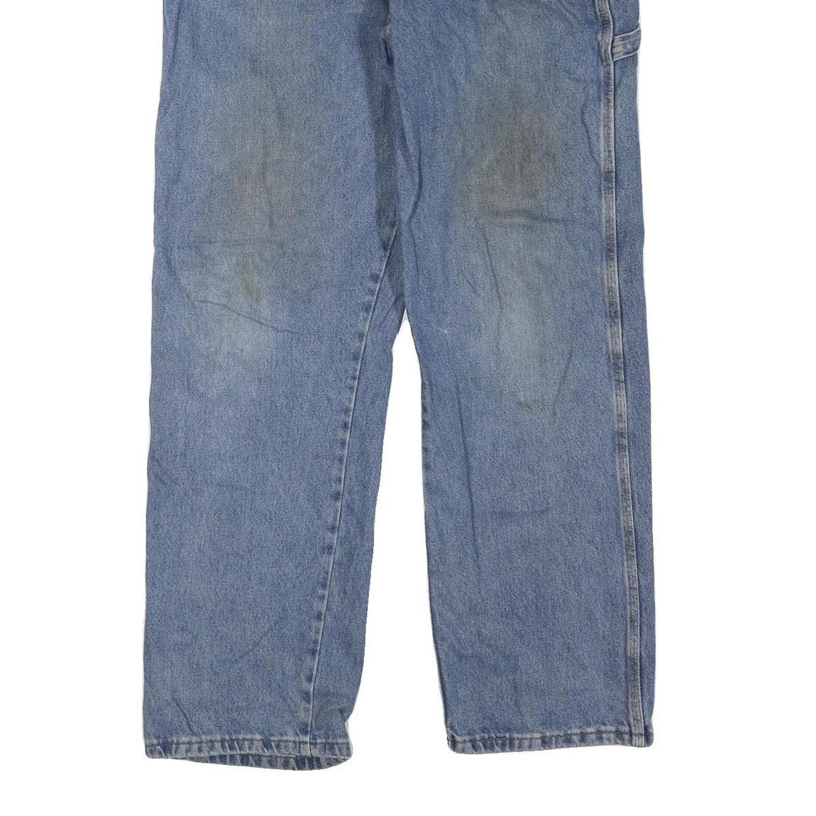 CARHARTT Mens Regular Fit Blue Denim Jeans W38 L32 Workwear Carpenter Style