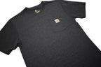 CARHARTT Mens Grey & Cotton Blend Classic Fit S Short Sleeve Crew Neck Pocket