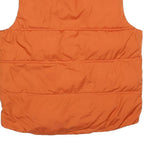 MERONA Mens Orange Jacket L Polyester Blend Quilted Puffer Zip Casual Outerwear