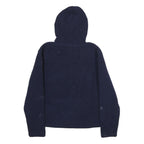 FILA Womens Navy Hoodie S Classic Logo Pullover Drawstring Hooded