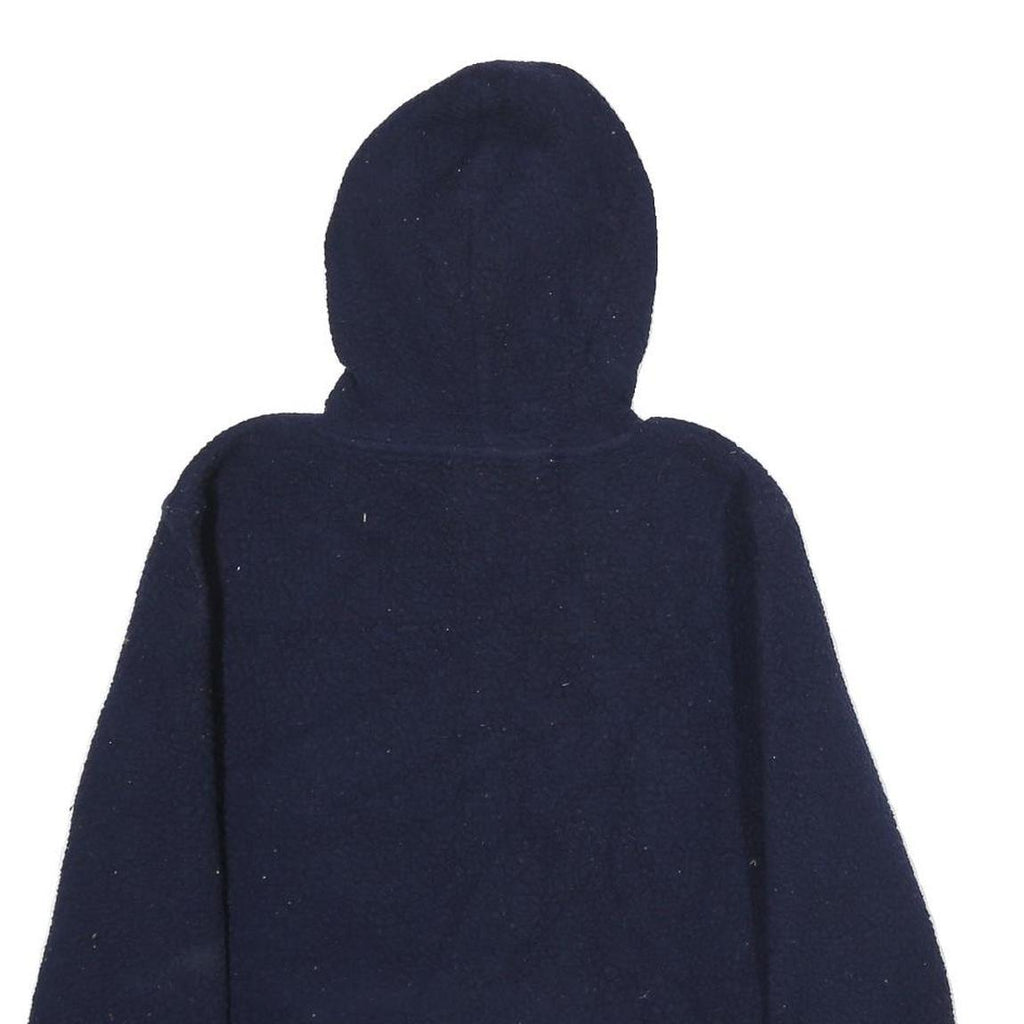 FILA Womens Navy Hoodie S Classic Logo Pullover Drawstring Hooded