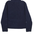 FILA Womens Navy Hoodie S Classic Logo Pullover Drawstring Hooded