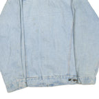 WRANGLER Mens Blue Denim Jacket S Cotton Blend Button Closure Classic Fit