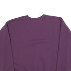HANES Womens Purple Crew Neck XL Sweatshirt Cotton Blend Casual Pullover