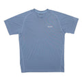 COLUMBIA Mens Blue Polyester Blend Casual T-Shirt M Short Sleeve Crew Neck