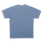 COLUMBIA Mens Blue Polyester Blend Casual T-Shirt M Short Sleeve Crew Neck