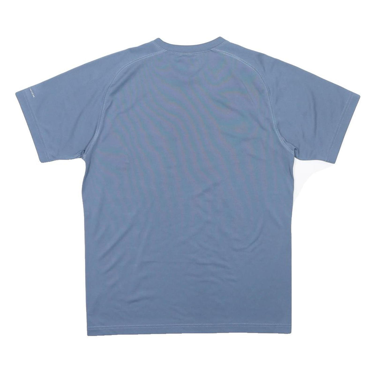 COLUMBIA Mens Blue Polyester Blend Casual T-Shirt M Short Sleeve Crew Neck